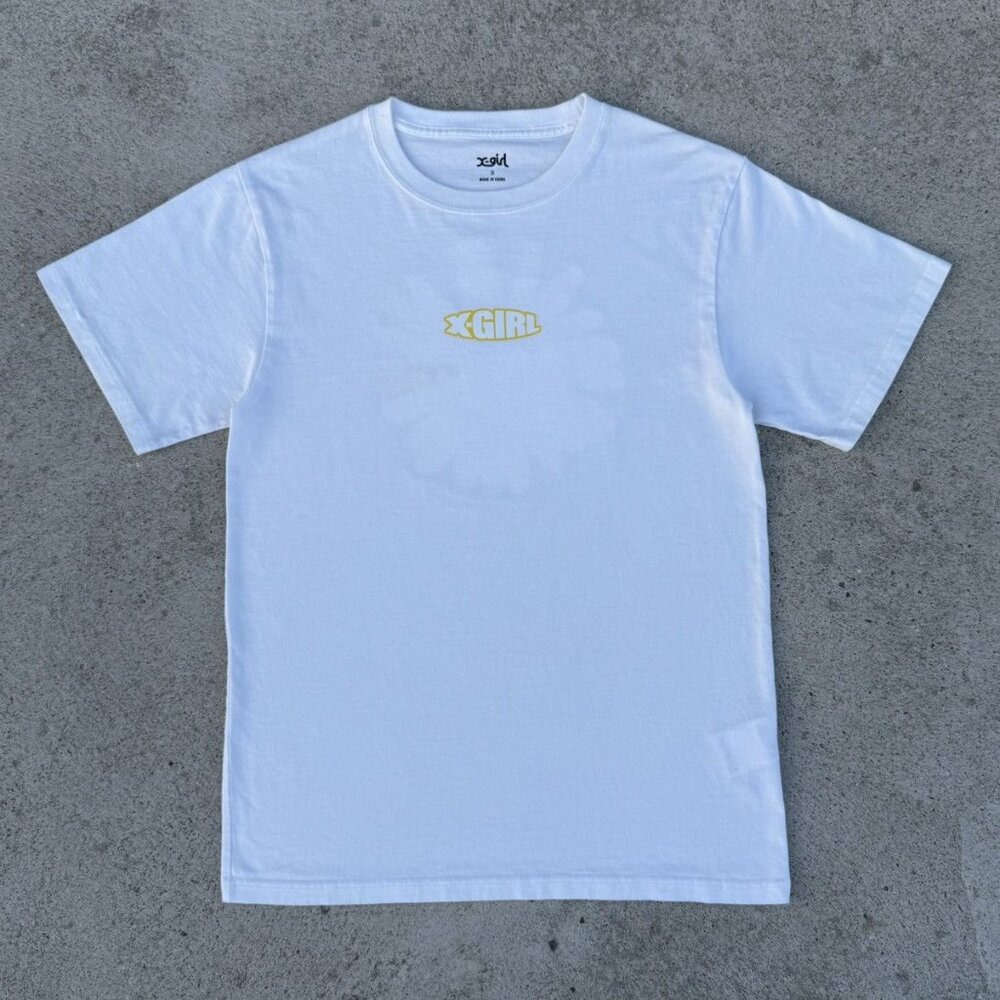 X-Girl Daisy Graphic T-Shirt Size S Y2K Streetwear